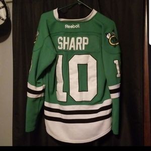 Green blackhawks jersey